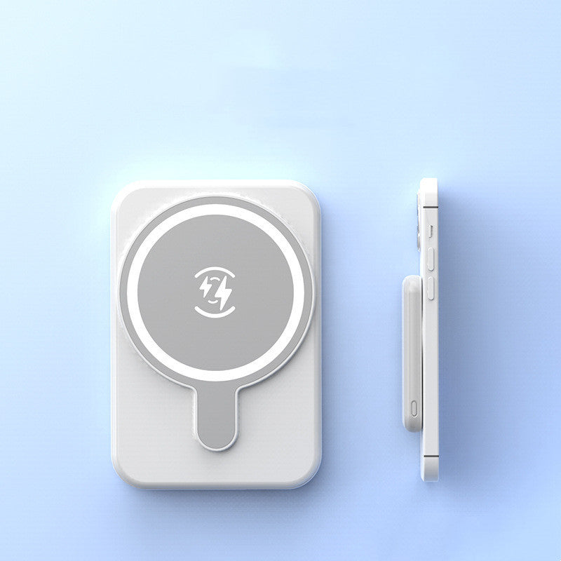 Mini Magnetic Power Bank 5000mAh Wireless Charger