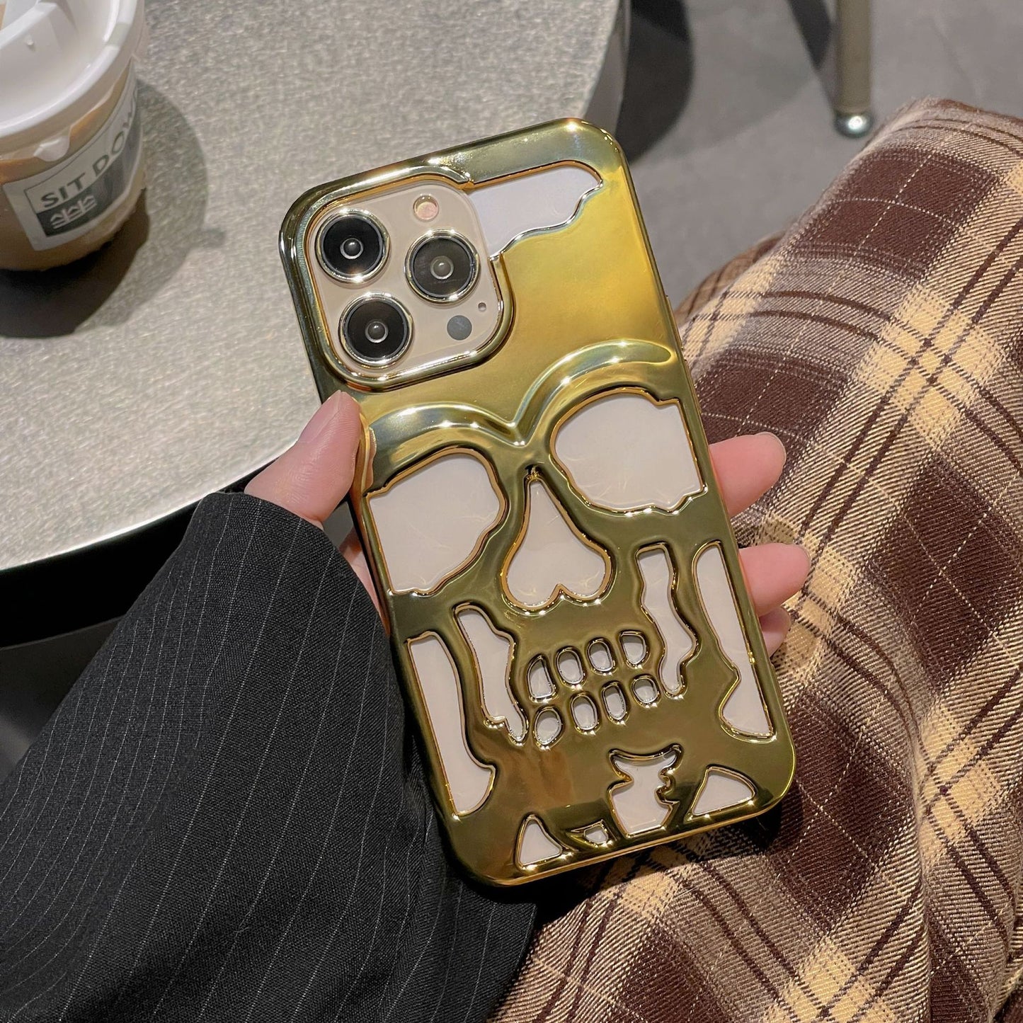 SkullPro – Electroplated TPU Phone Case
