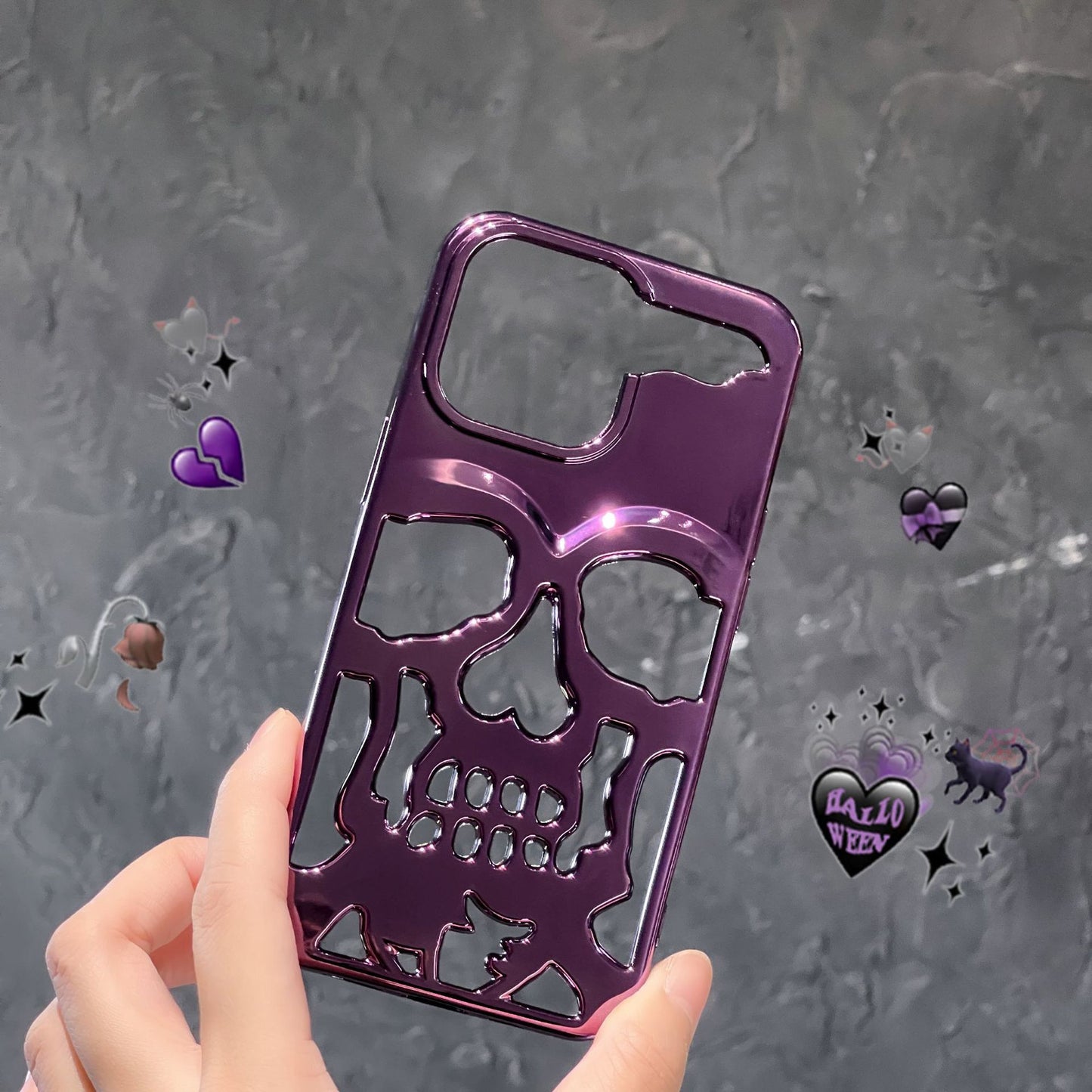 SkullPro – Electroplated TPU Phone Case
