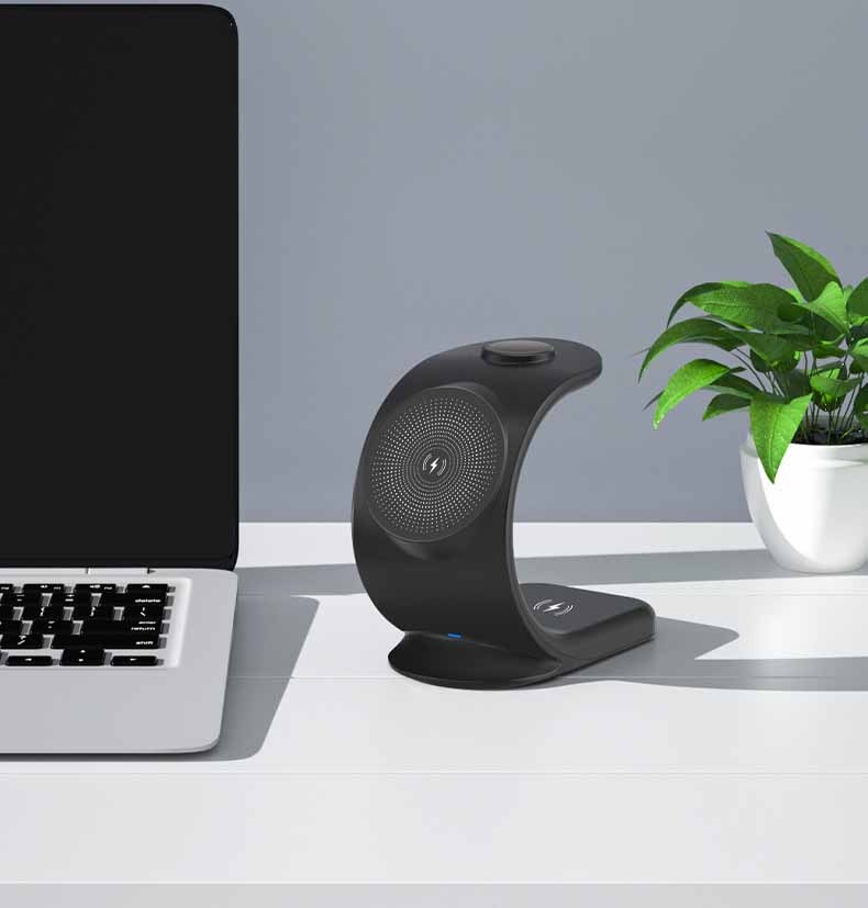 NordicDock – 3-in-1 Magnetic Wireless Charging Station