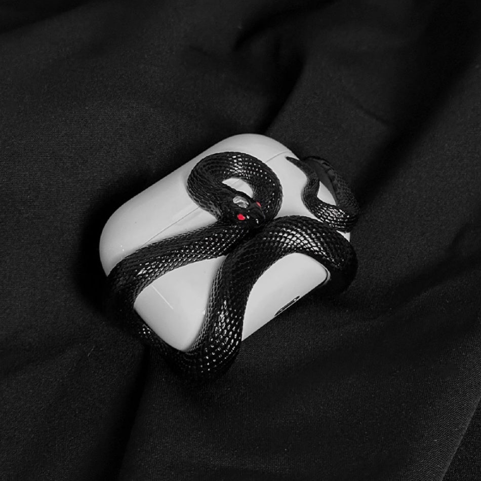 SerpentGuard – Hard Resin Snake Design Case for AirPods Pro/3
