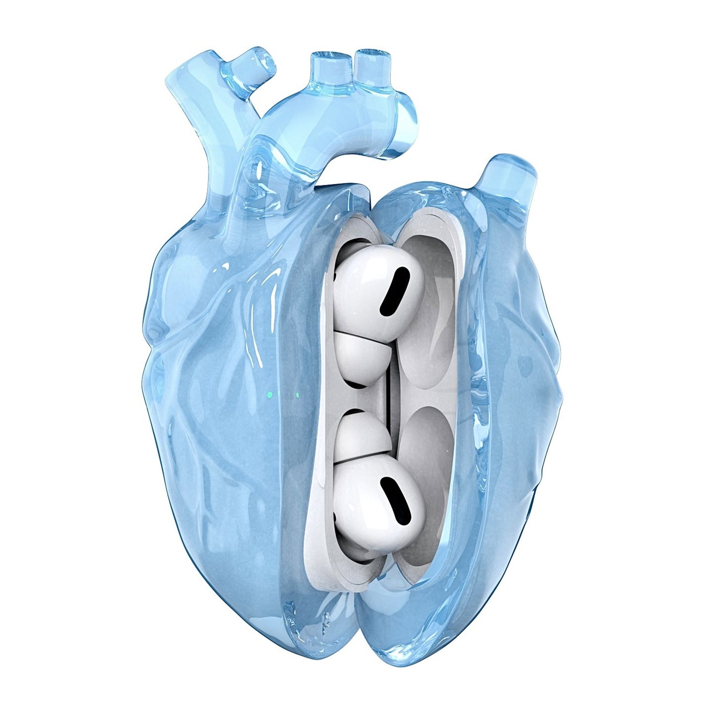 AirPods cover with heart design
