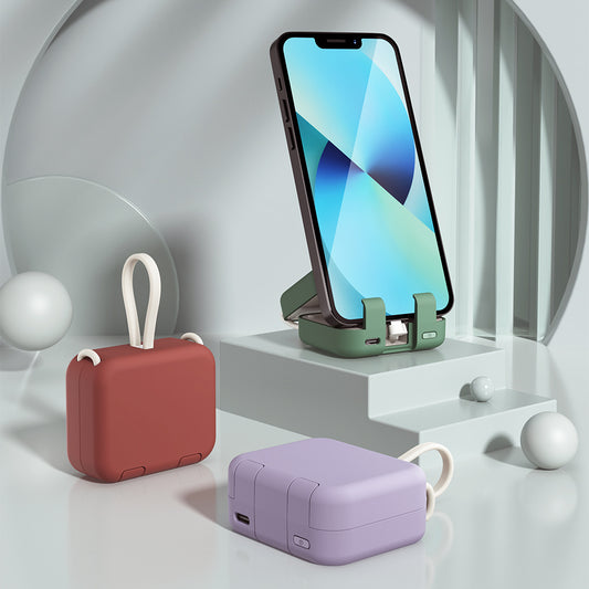 GameDock – Multifunction Power Bank with Stand and Dual Cable