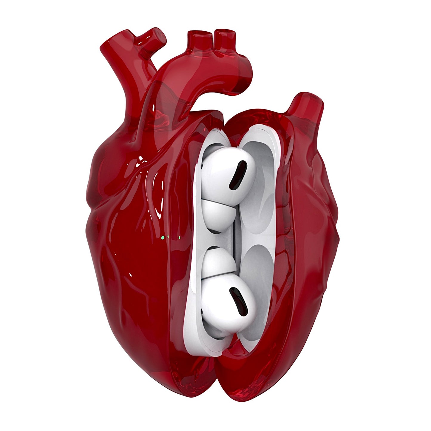 AirPods cover with heart design