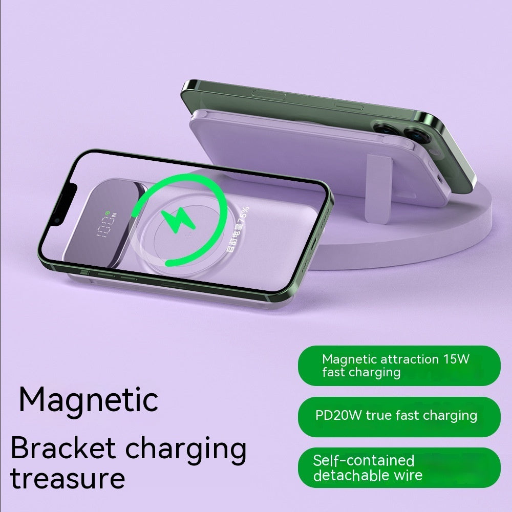 MagCharge – 22.5W Magnetic Power Bank with Multi-Port Output